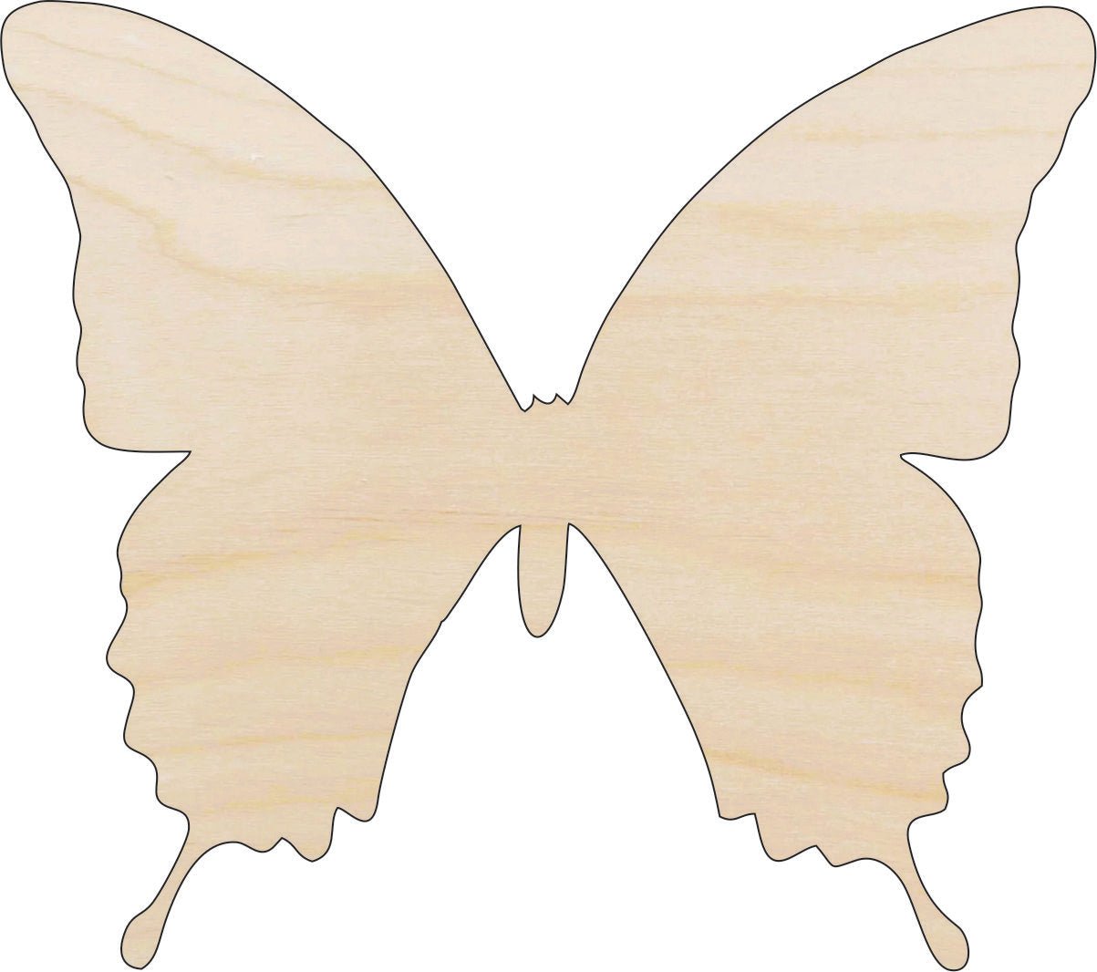 Butterfly Wood Craft Shape - Laser Cut Baltic Birch Unfinished DIY Wood Art Supplies BUG51 - The Wood Shape Store