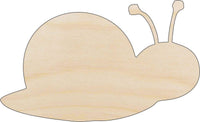 Snail Wood Craft Shape - Laser Cut Baltic Birch Unfinished DIY Wood Art Supplies BUG53 - The Wood Shape Store