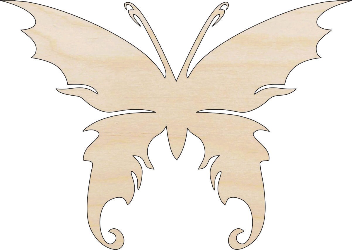 Butterfly Wood Craft Shape - Laser Cut Baltic Birch Unfinished DIY Wood Art Supplies BUG58 - The Wood Shape Store