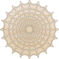 Spiderweb Wood Craft Shape - Laser Cut Baltic Birch Unfinished DIY Wood Art Supplies BUG5 - The Wood Shape Store