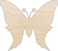 Butterfly Wood Craft Shape - Laser Cut Baltic Birch Unfinished DIY Wood Art Supplies BUG64 - The Wood Shape Store