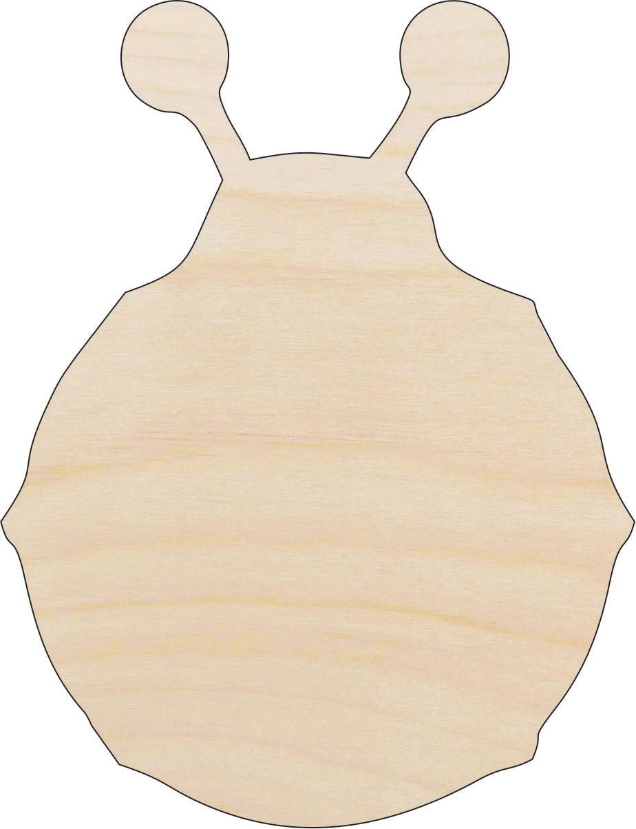 Ladybug Wood Craft Shape - Laser Cut Baltic Birch Unfinished DIY Wood Art Supplies BUG65 - The Wood Shape Store