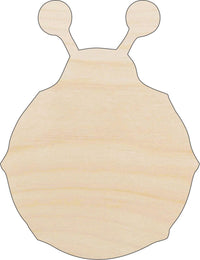 Ladybug Wood Craft Shape - Laser Cut Baltic Birch Unfinished DIY Wood Art Supplies BUG65 - The Wood Shape Store
