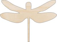 Dragonfly Wood Craft Shape - Laser Cut Baltic Birch Unfinished DIY Wood Art Supplies BUG75 - The Wood Shape Store