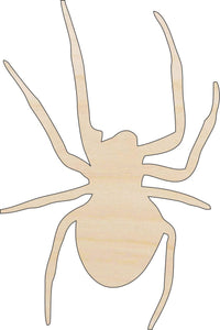 Spider Wood Craft Shape - Laser Cut Baltic Birch Unfinished DIY Wood Art Supplies BUG78 - The Wood Shape Store