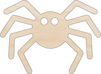 Spider Wood Craft Shape - Laser Cut Baltic Birch Unfinished DIY Wood Art Supplies BUG82 - The Wood Shape Store