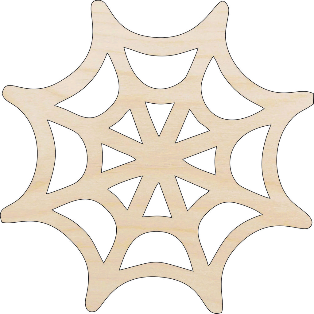 Spider Web - Laser Cut Out Unfinished Wood Craft Shape BUG83