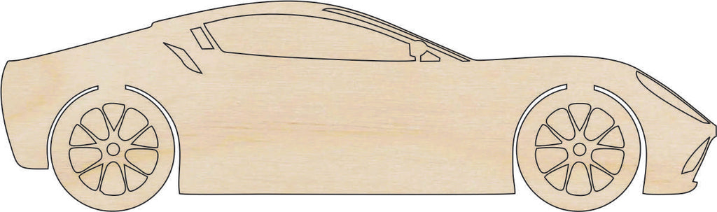 Sports Car - Laser Cut Wood Shape CAR117