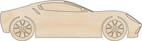 Car Wood Craft Shape - Laser Cut Baltic Birch Unfinished DIY Wood Art Supplies CAR117 - The Wood Shape Store