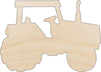 Tractor Wood Craft Shape - Laser Cut Baltic Birch Unfinished DIY Wood Art Supplies CAR28 - The Wood Shape Store