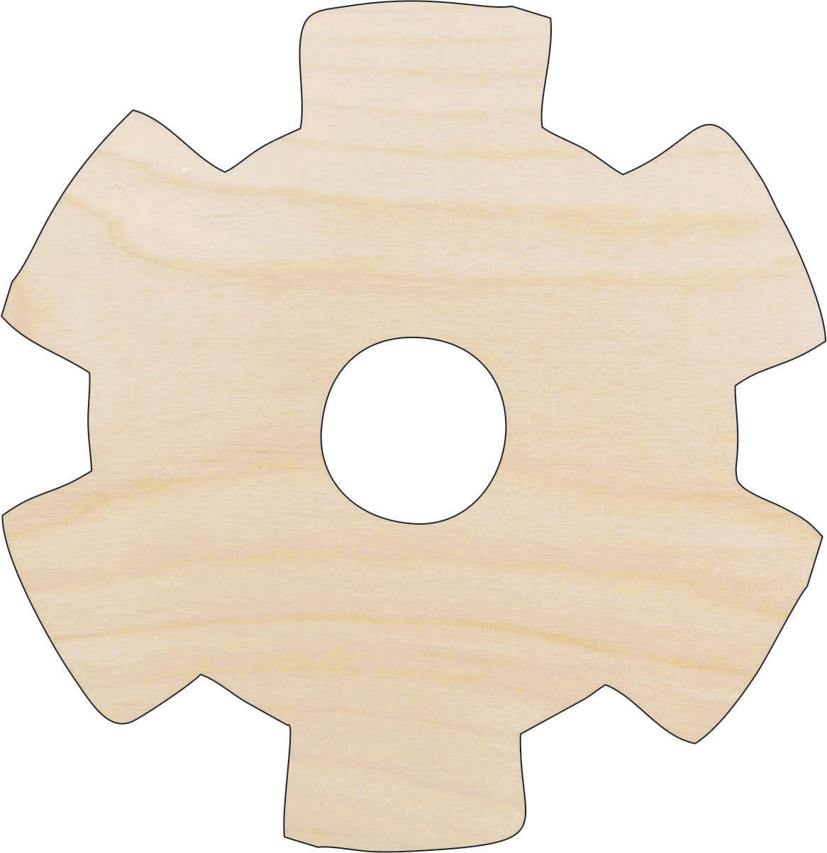 Car Gear - Laser Cut Out Unfinished Wood Craft Shape CAR91