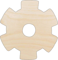 Car Gear Wood Craft Shape - Laser Cut Baltic Birch Unfinished DIY Wood Art Supplies CAR91 - The Wood Shape Store