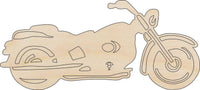 Motorcycle Wood Craft Shape - Laser Cut Baltic Birch Unfinished DIY Wood Art Supplies CAR93 - The Wood Shape Store