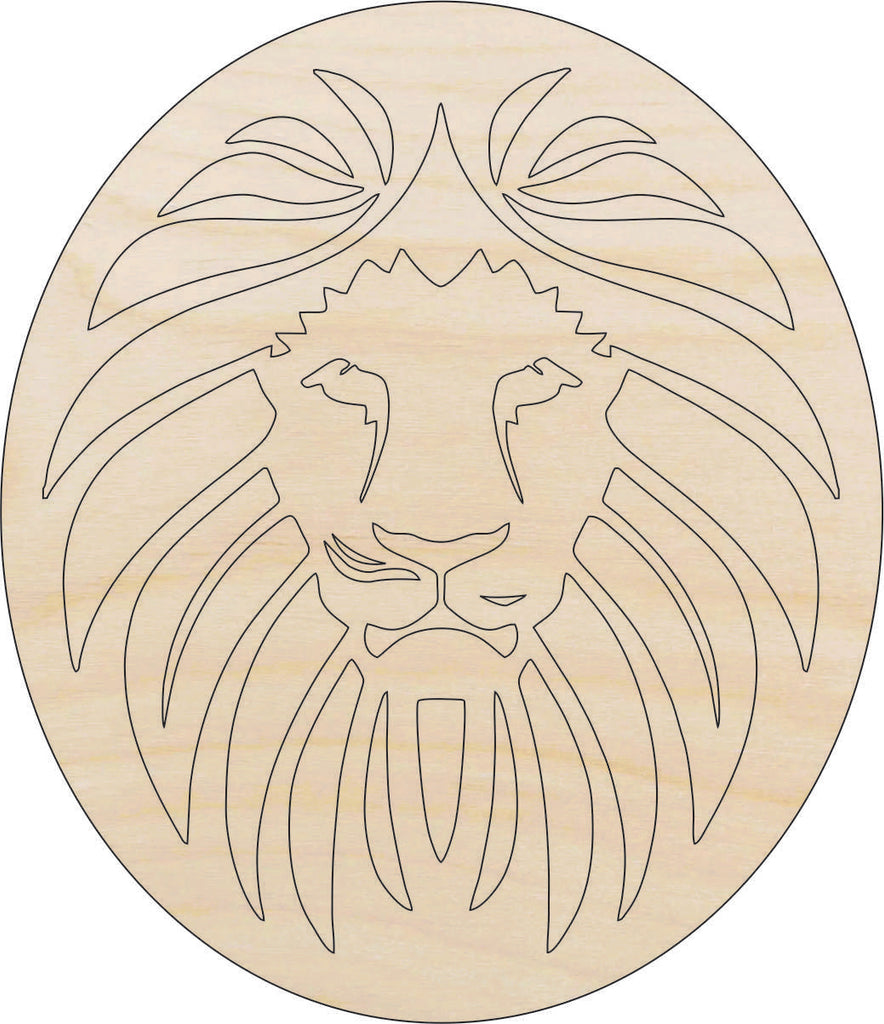 Cat Lion - Laser Cut Out Unfinished Wood Craft Shape CAT168