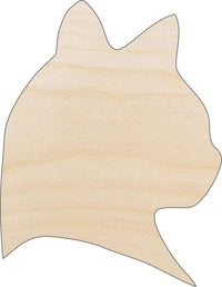 Cat Wood Craft Shape - Laser Cut Baltic Birch Unfinished DIY Wood Art Supplies CAT42 - The Wood Shape Store