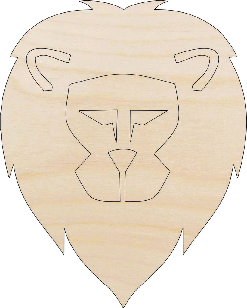 Cat Lion - Laser Cut Out Unfinished Wood Craft Shape CAT53