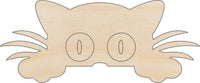 Cat Wood Craft Shape - Laser Cut Baltic Birch Unfinished DIY Wood Art Supplies CAT63 - The Wood Shape Store