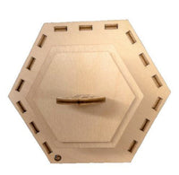3D Christmas Scene Tealight Lantern Laser Cut Out Unfinished Wood - The Wood Shape Store
