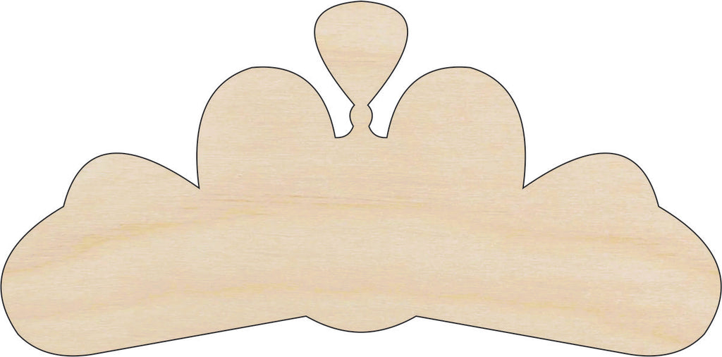 Crown - Laser Cut Out Unfinished Wood Craft Shape CLT100