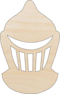 Helmet Wood Craft Shape - Laser Cut Baltic Birch Unfinished DIY Wood Art Supplies CLT111 - The Wood Shape Store