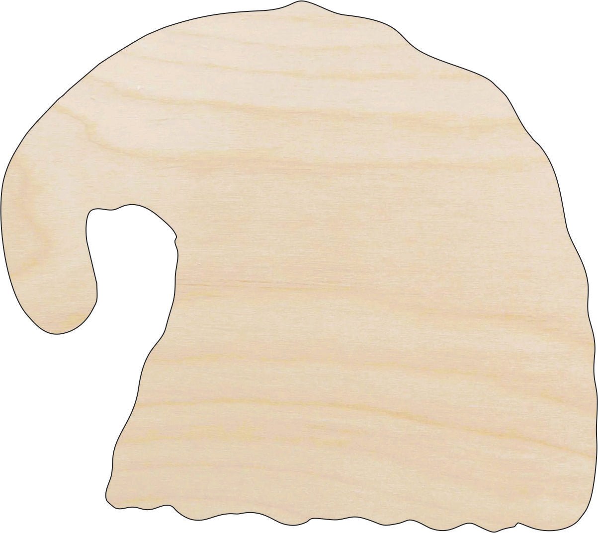 Hat Wood Craft Shape - Laser Cut Baltic Birch Unfinished DIY Wood Art Supplies CLT122 - The Wood Shape Store
