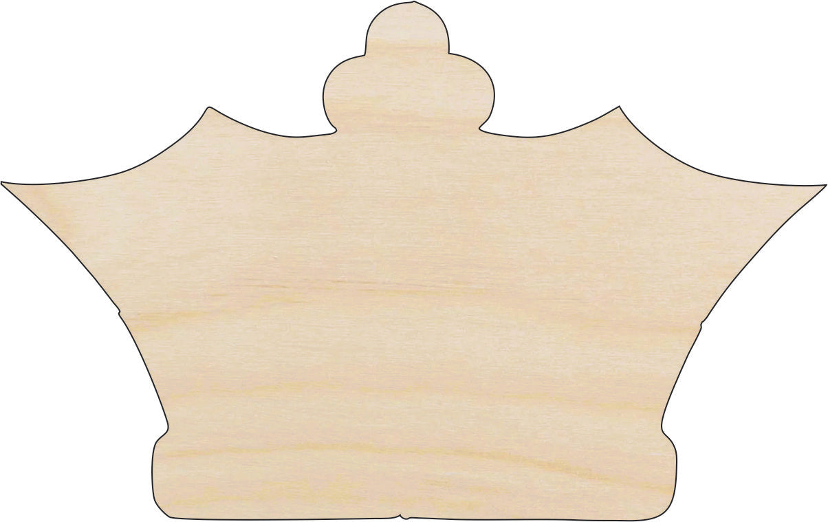 Crown - Laser Cut Out Unfinished Wood Craft Shape CLT24 Crown - Laser Cut Out Unfinished Wood Craft Shape CLT24