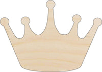 Crown Wood Craft Shape - Laser Cut Baltic Birch Unfinished DIY Wood Art Supplies CLT34 - The Wood Shape Store