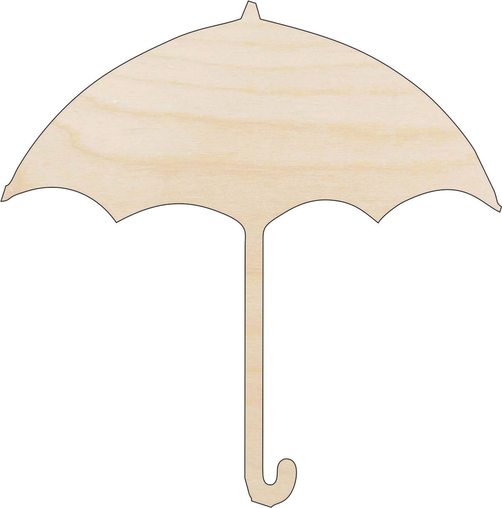 Clothing Umbrella - Laser Cut Out Unfinished Wood Craft Shape CLT39