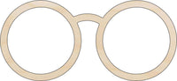 Glasses Wood Craft Shape - Laser Cut Baltic Birch Unfinished DIY Wood Art Supplies CLT40 - The Wood Shape Store