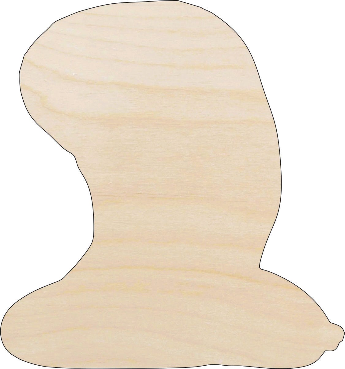 Hat Wood Craft Shape - Laser Cut Baltic Birch Unfinished DIY Wood Art Supplies CLT41 - The Wood Shape Store