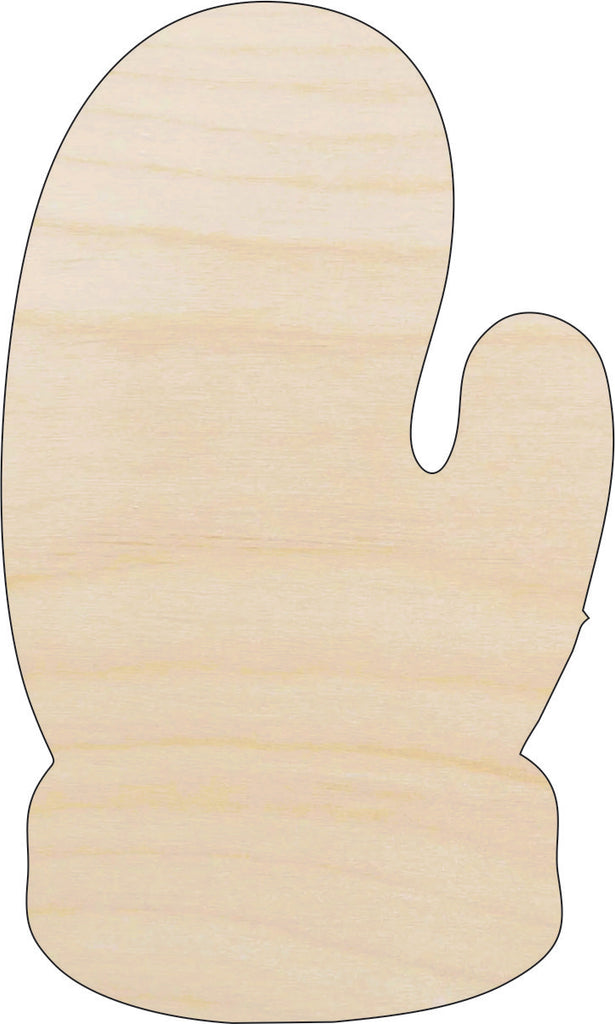 Food Oven Mitt - Laser Cut Out Unfinished Wood Craft Shape CLT42