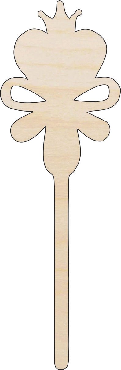 Magic Wand Wood Craft Shape - Laser Cut Baltic Birch Unfinished DIY Wood Art Supplies CLT53 - The Wood Shape Store