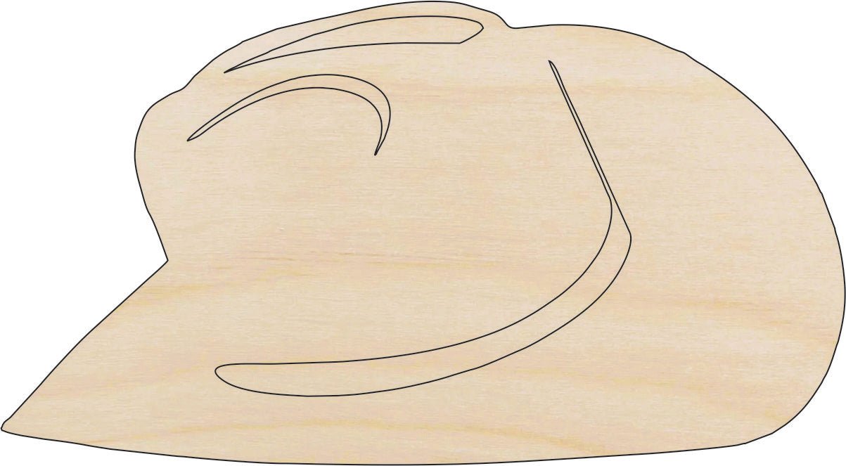 Cowboy Hat Wood Craft Shape - Laser Cut Baltic Birch Unfinished DIY Wood Art Supplies CLT57 - The Wood Shape Store