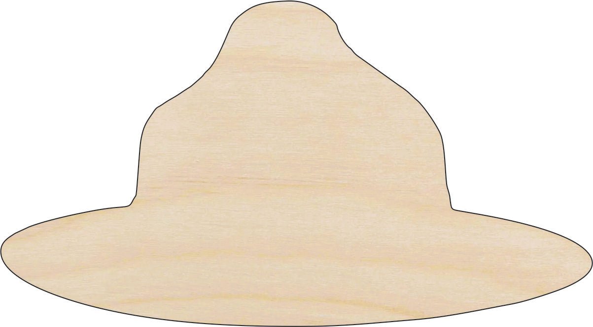 Mounty Hat Wood Craft Shape - Laser Cut Baltic Birch Unfinished DIY Wood Art Supplies CLT59 - The Wood Shape Store