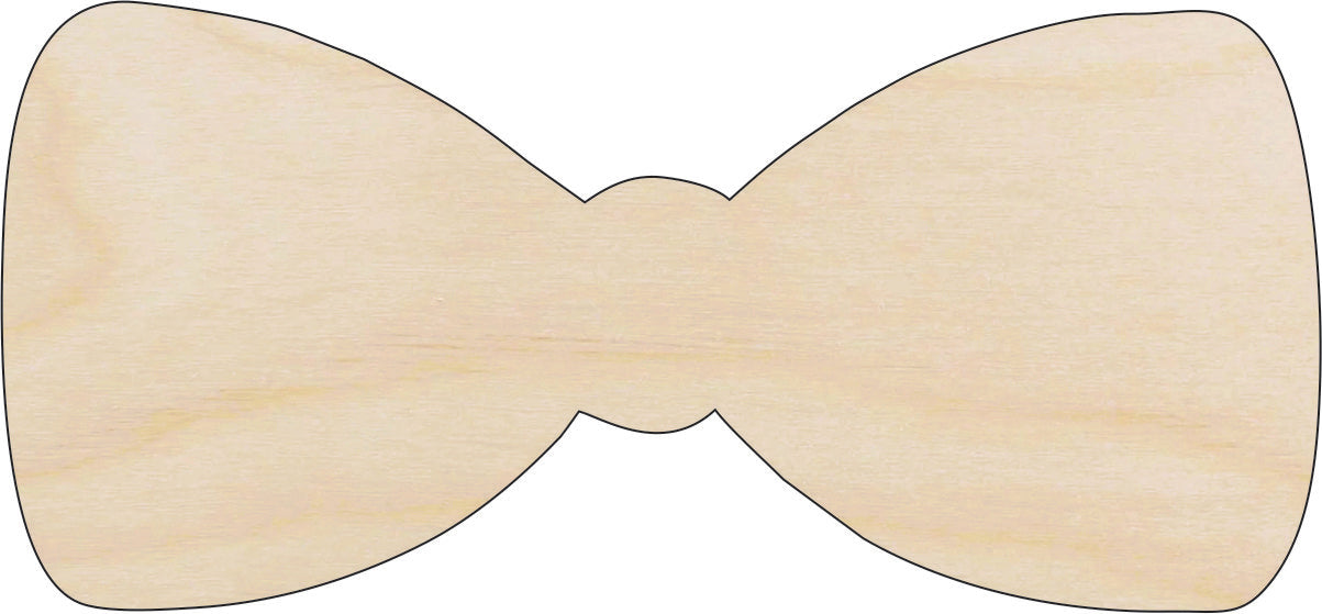 Bow - Laser Cut Out Unfinished Wood Craft Shape CLT5 Bow - Laser Cut Out Unfinished Wood Craft Shape CLT5