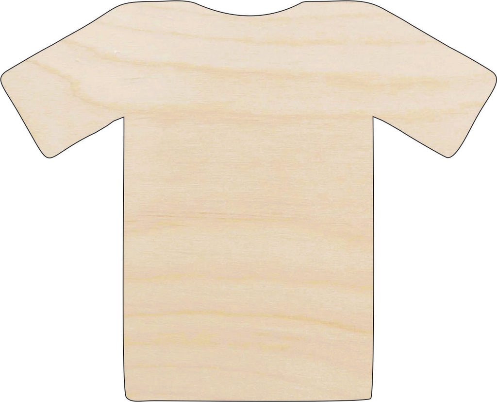 Clothing Shirt - Laser Cut Out Unfinished Wood Craft Shape CLT60