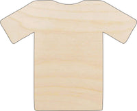 Shirt Wood Craft Shape - Laser Cut Baltic Birch Unfinished DIY Wood Art Supplies CLT60 - The Wood Shape Store