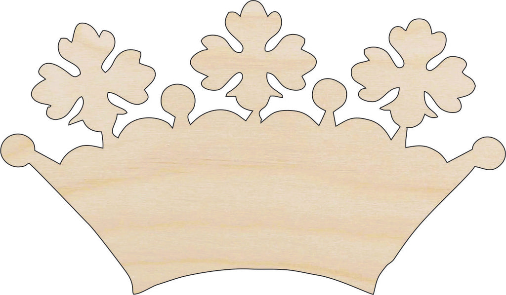 Crown - Laser Cut Out Unfinished Wood Craft Shape CLT66