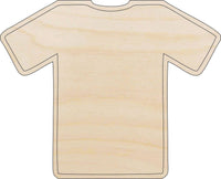 Shirt Wood Craft Shape - Laser Cut Baltic Birch Unfinished DIY Wood Art Supplies CLT6 - The Wood Shape Store