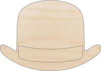Hat Wood Craft Shape - Laser Cut Baltic Birch Unfinished DIY Wood Art Supplies CLT73 - The Wood Shape Store