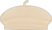 Beret Wood Craft Shape - Laser Cut Baltic Birch Unfinished DIY Wood Art Supplies CLT78 - The Wood Shape Store