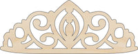 Crown Wood Craft Shape - Laser Cut Baltic Birch Unfinished DIY Wood Art Supplies CLT7 - The Wood Shape Store