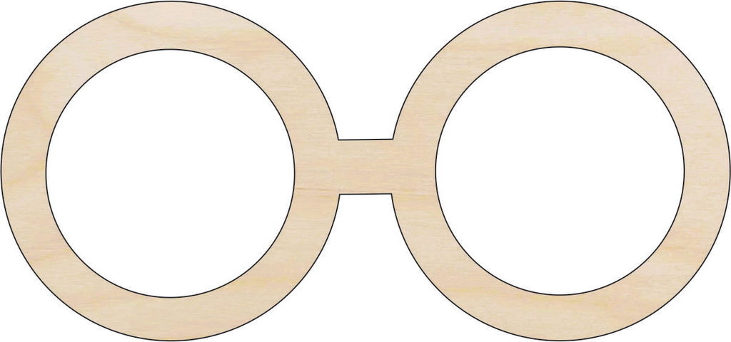 Clothing Glasses - Laser Cut Out Unfinished Wood Craft Shape CLT8