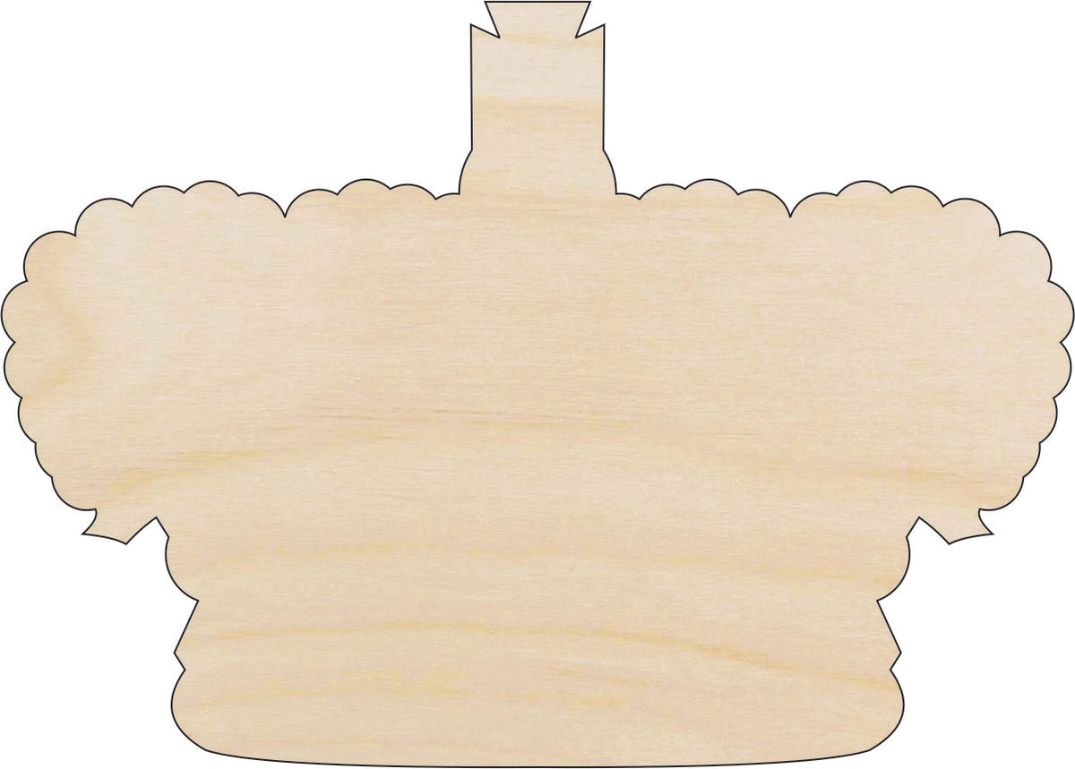 Crown - Laser Cut Out Unfinished Wood Craft Shape CLT94 Crown - Laser Cut Out Unfinished Wood Craft Shape CLT94