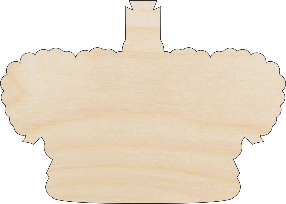 Crown - Laser Cut Out Unfinished Wood Craft Shape CLT94 Crown - Laser Cut Out Unfinished Wood Craft Shape CLT94