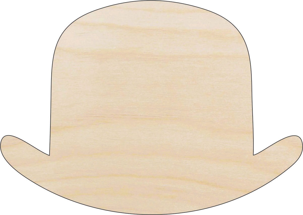 Hat Wood Craft Shape - Laser Cut Baltic Birch Unfinished DIY Wood Art Supplies CLT99 - The Wood Shape Store