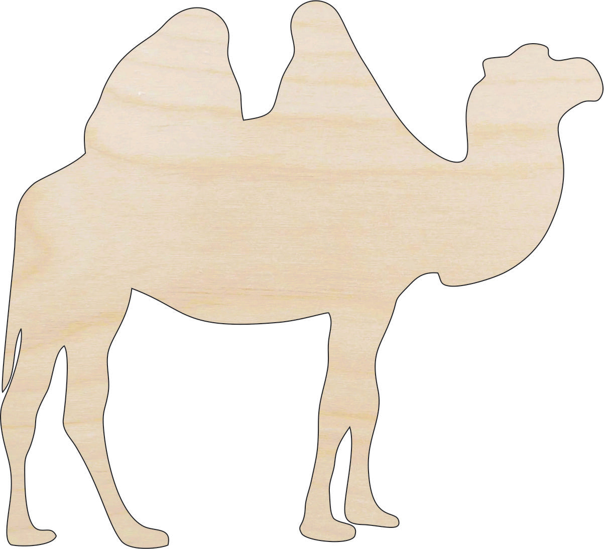 Camel - Laser Cut Out Unfinished Wood Craft Shape CML6 Camel - Laser Cut Out Unfinished Wood Craft Shape CML6