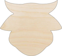 Cow Wood Craft Shape - Laser Cut Baltic Birch Unfinished DIY Wood Art Supplies COW11 - The Wood Shape Store