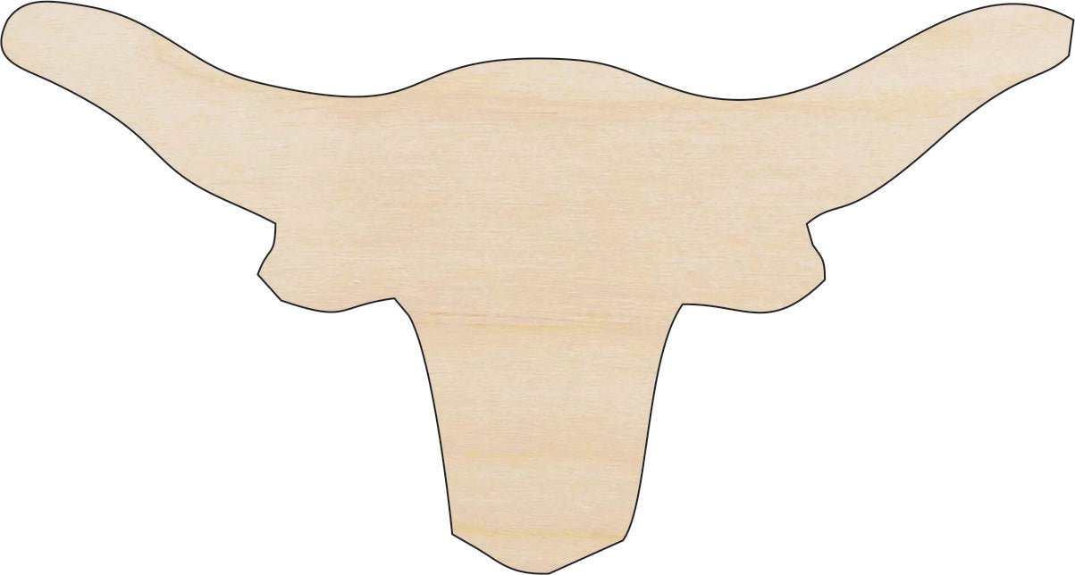 Cow Wood Craft Shape - Laser Cut Baltic Birch Unfinished DIY Wood Art Supplies COW20 - The Wood Shape Store