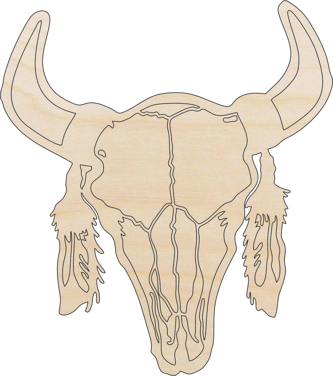 Cow - Laser Cut Out Unfinished Wood Craft Shape COW22 Cow - Laser Cut Out Unfinished Wood Craft Shape COW22